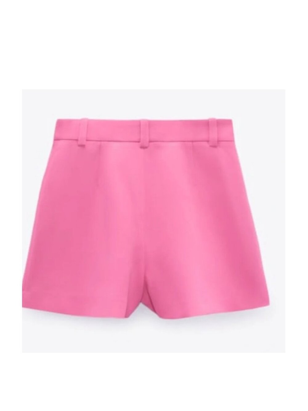 Zara Pink High Waisted Shorts NWOT - Picture 4 of 7